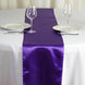 12"x108" Purple Satin Table Runner#whtbkgd