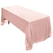 60"x126" Rose Gold Premium Sequin Rectangle Tablecloth