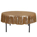 90" Gold Premium Sequin Round Tablecloth