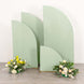 Set of 4 | Matte Sage Green Spandex Half Moon Chiara Backdrop Stand Covers