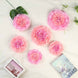 Pack of 6 | Blush/Pink | Multi-size Carnation 3D Giant Paper Flowers