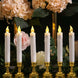 LED Candles, Battery Operated Candles,Gold Candlesticks, Window Candles