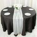 48inch x 120inch White Pearl Embellished Sheer Tulle Table Runner, Elegant Formal Table Linen