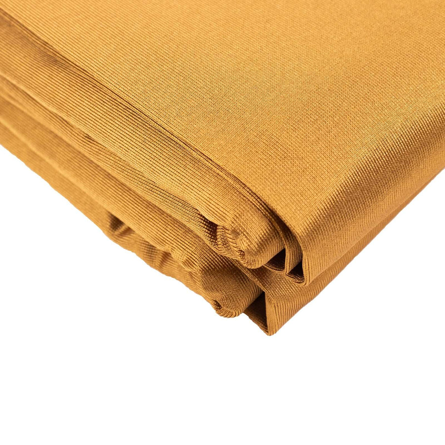 Shiny Gold Premium Scuba Polyester Fabric Roll, Wrinkle Free DIY Craft Fabric Bolt