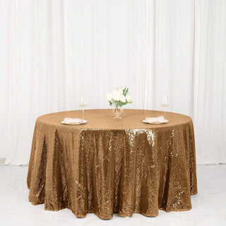 Elevate Your Event Decor with the Gold Sequin Tablecloth Elevate Your Event Decor with the Gold Sequin Tablecloth