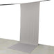 Silver 4-Way Stretch Spandex Photography Backdrop Curtain with Rod Pockets, Drapery Panel