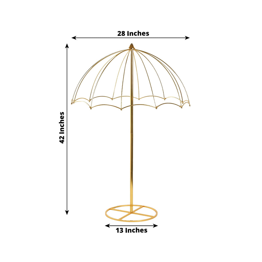 Wedding Centerpiece Umbrella Design Metal Gold Wedding Centerpiece Umbrella Design Metal Gold