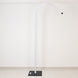 20ft Spandex Upright Pole Cover – White, Stretch Fabric for Curved Aluminum Chandelier Hanger, Pipe