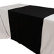 Black Wide Polyester Table Runner 36x72inch