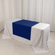 Wide Polyester 36x72inch Table Runner Royal Blue - Durable Trade Show Table Linen