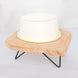 12inch Square Natural Wood Slice Cake Cupcake Stand, Cheese Board Serving Tray