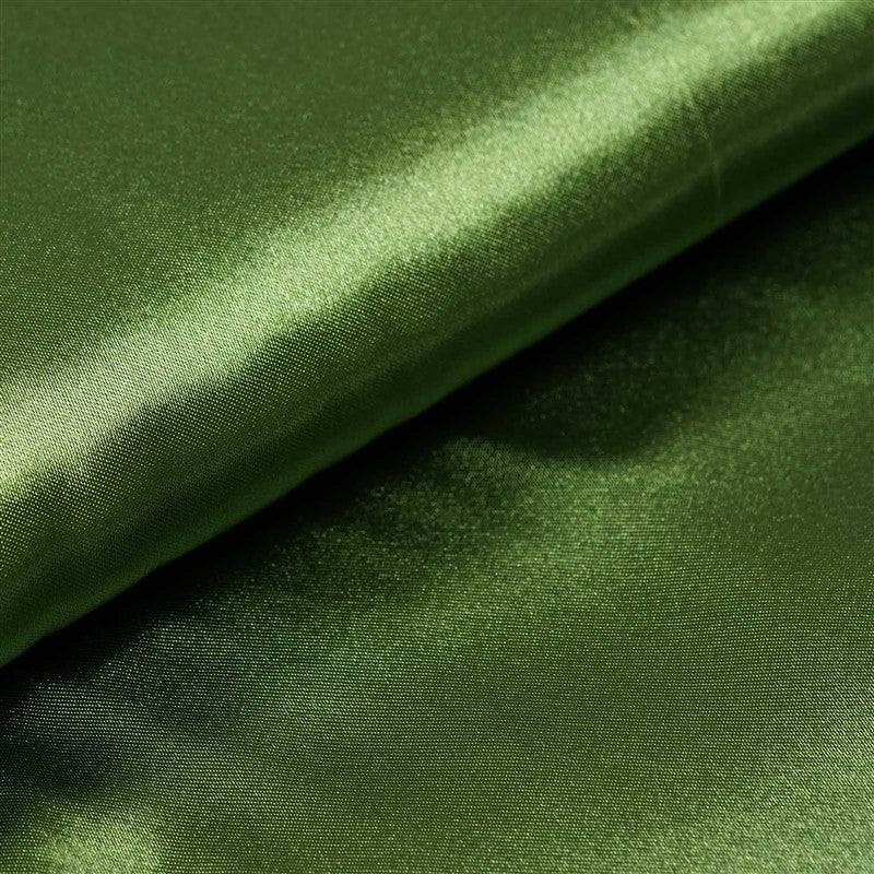 10 Yards x 54" Olive Green Satin Fabric Bolt#whtbkgd