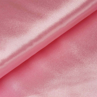 Elevate Your Event Decor with Pink Satin Fabric Bolt