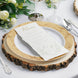 Natural Wood Chargers With Bark Edge | Wood Slice chargers | Rustic Wedding