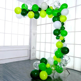 Clear, Green and White DIY Balloon Garland Arch Party Kit Clear, Green and White DIY Balloon Garland Arch Party Kit