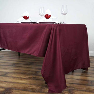 Experience Unparalleled Elegance with Our Polyester Rectangular Tablecloth