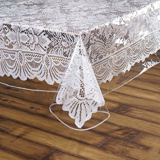 Clear Vinyl Waterproof Tablecloth for Versatile Event Decor Clear Vinyl Waterproof Tablecloth for Versatile Event Decor