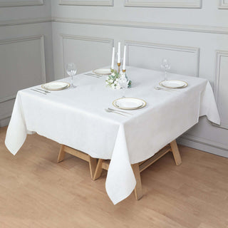 Create an Upscale Atmosphere with the White Airlaid Paper Tablecloth Create an Upscale Atmosphere with the White Airlaid Paper Tablecloth