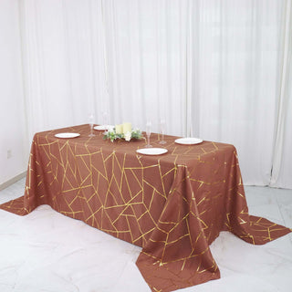 Durable and Stylish Terracotta (Rust) Tablecloth Durable and Stylish Terracotta (Rust) Tablecloth