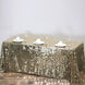 90x156 Champagne Big Payette Sequin Rectangle Tablecloth Premium