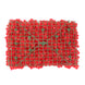 11 Sq ft. | Red 3D Silk Rose and Hydrangea Flower Wall Mat Backdrop