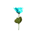 12 Bushes | Aqua Artificial Premium Silk Blossomed Rose Flowers | 84 Roses#whtbkgd