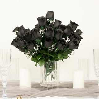 Elevate Your Event Decor with Black Artificial Roses