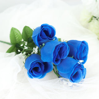 Create Stunning Wedding Decor with Royal Blue Artificial Roses