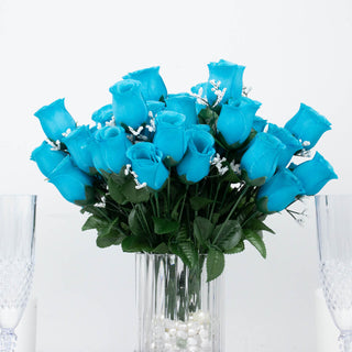 Turquoise Artificial Roses for All Your Decor Needs