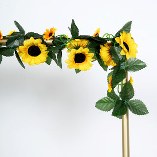 Create a Stunning Event with Sunflower Table Garland