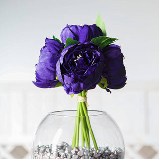 Versatile and Vibrant Purple Peony Bouquet