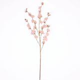 2 Branches | 42inch Tall Blush/Rose Gold Artificial Silk Carnation Flower Stems