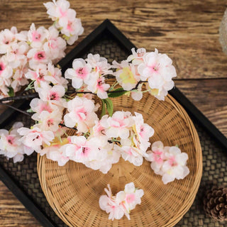 Create a Dreamy Atmosphere with Blush Artificial Silk Cherry Blossom Flowers Create a Dreamy Atmosphere with Blush Artificial Silk Cherry Blossom Flowers