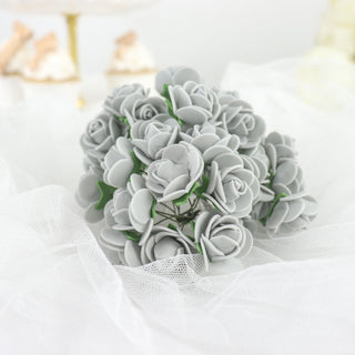 Unleash Your Creativity with Silver Real Touch Artificial Roses
