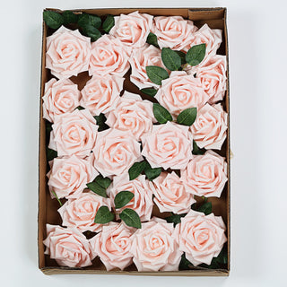 Create a Blossoming Atmosphere with Blush Artificial Roses