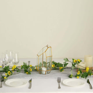 Brighten Up Your Event with the Yellow Artificial Daisy Magnolia Leaf Flower Garland Brighten Up Your Event with the Yellow Artificial Daisy Magnolia Leaf Flower Garland