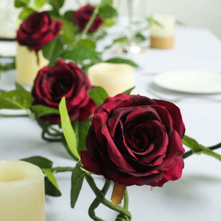 Bring Nature Indoors with the 6ft Artificial Rose and Leaf Garland Bring Nature Indoors with the 6ft Artificial Rose and Leaf Garland