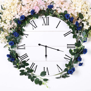 Elevate Your Event with Royal Blue Artificial Silk Roses Flower Garland Elevate Your Event with Royal Blue Artificial Silk Roses Flower Garland