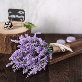 Add a Pop of Color with Artificial Lavender Lilac Flower Stems