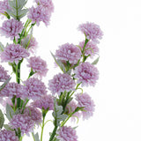 2 Bushes | 33inch Lavender Lilac Artificial Chrysanthemum Mum Flower Bouquets#whtbkgd