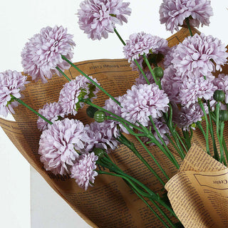 Add a Touch of Elegance with Lavender Lilac Artificial Mums Spray
