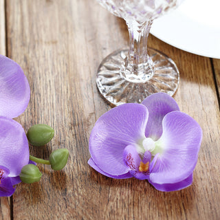 Lavender Lilac Artificial Silk Orchids for Stunning Event Decor