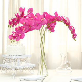 Create Unforgettable Events with Fuchsia Silk Orchid Flower Bouquets