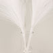 3 Stems | 44inches White Artificial Pampas Grass Plant Sprays, Faux Branches Vase Flower Arrangement