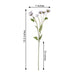 2 Stems | 33inch Lavender Lilac Artificial Poppy Silk Flowers