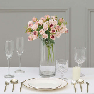 Real Touch Blush Artificial Rose Flower Bushes for Effortless Beauty Real Touch Blush Artificial Rose Flower Bushes for Effortless Beauty