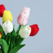 10 Stems | 13inch Assorted Real Touch Artificial Foam Tulip Flowers