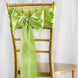 5pcs Apple Green SATIN Chair Sashes Tie Bows Catering Wedding Party Decorations - 6x106"