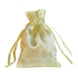 12 Pack | 3inch Yellow Satin Drawstring Wedding Party Favor Gift Bags#whtbkgd