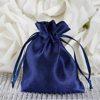 Elevate Your Event with Navy Blue Satin Bags